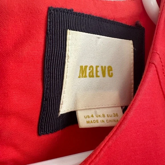 Maeve for Anthropologie Coral Sailboat Mini Dress - Picture 5 of 7